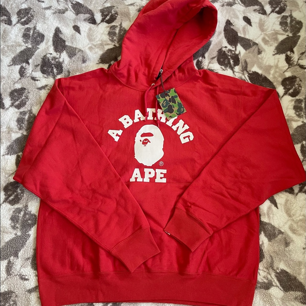 Bape Relaxed Classic College Pullover Hoody